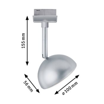 Paulmann URail Hemi LED bodové svetlá 3 000K chróm