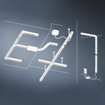 Paulmann URail LED Line Connector, chrómový matný