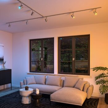 Paulmann URail LED lištový spot Luxe Zigbee chróm matný GU10