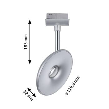 Paulmann URail Sphere LED spot 4 000K chróm
