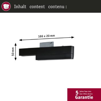 Paulmann URail adaptér na koľajnice Zigbee 3.0, čierny matný