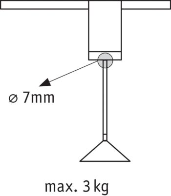 Paulmann URail adaptér univerzálny 100W biela