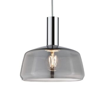 Paulmann URail tienidlo na lampu Neila 2Easy, Ø 23 cm, dymové sklo
