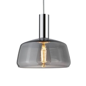 Paulmann URail tienidlo na lampu Neila 2Easy, Ø 23 cm, dymové sklo