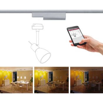 Paulmann URail traťový adaptér, ZigBee, chróm