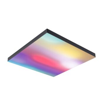 Paulmann Velora Rainbow Panel 45x45cm čierny RGBW