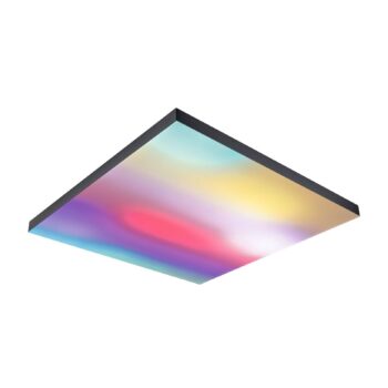Paulmann Velora Rainbow Panel 60x60cm čierny RGBW