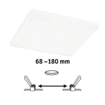 Paulmann Veluna Edge IP44 4000K dimm 20x20cm