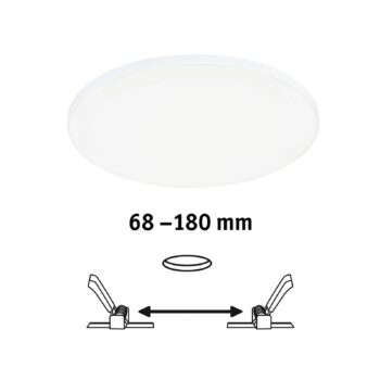 Paulmann Veluna Edge IP44 4000K dimm Ø 20cm