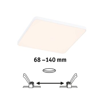 Paulmann Veluna Edge LED zapustená IP44 3000K 16x16cm