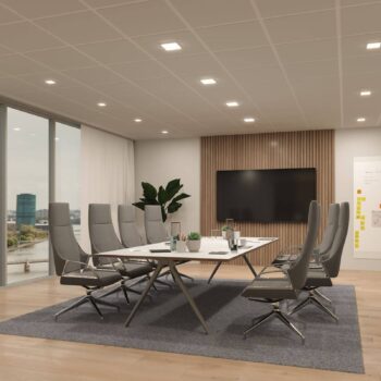 Paulmann Veluna Edge LED zapustená IP44 3000K 9x9cm