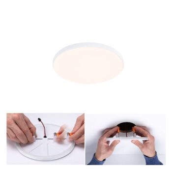 Paulmann Veluna Edge LED zapustená IP44 3000K Ø 12cm