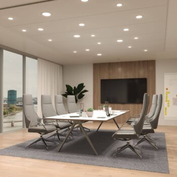 Paulmann Veluna Edge LED zapustená IP44 3000K Ø 12cm