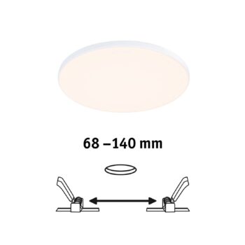 Paulmann Veluna Edge LED zapustená IP44 3000K Ø 16cm