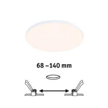 Paulmann Veluna Edge LED zapustená IP44 3000K Ø 16cm