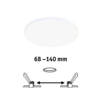 Paulmann Veluna Edge LED zapustená IP44 4 000K Ø 16cm
