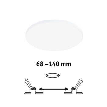 Paulmann Veluna Edge LED zapustená IP44 4 000K Ø 16cm