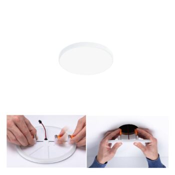 Paulmann Veluna Edge LED zapustená IP44 4 000K Ø 9cm