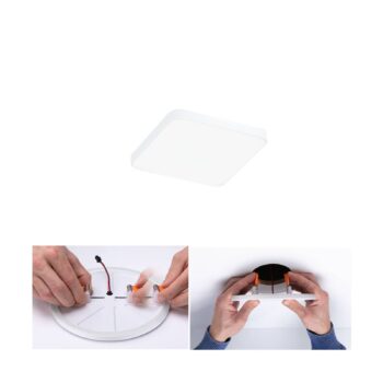 Paulmann Veluna Edge LED zapustená IP44 4000K 9x9cm