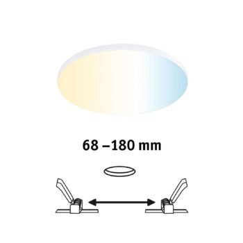 Paulmann Veluna Edge ZigBee CCT kruhový Ø 16cm