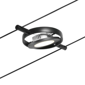 Paulmann Wire RoundMac LED lanový systém 5-pl. čierny