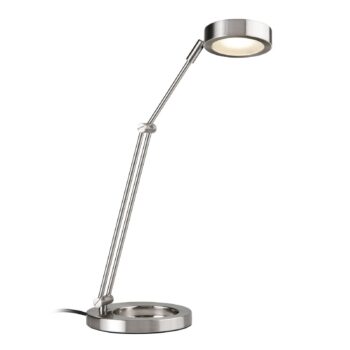 Paulmann Zed LED lampa písací stôl brúsené železo