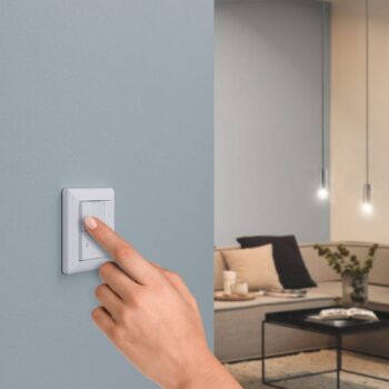 Paulmann nástenný vypínač ZigBee 2-gang on/off/dimmer