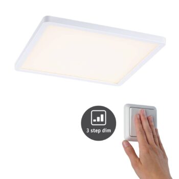 Paulmann panel Areo 830 hranatý biely 3step 23cm