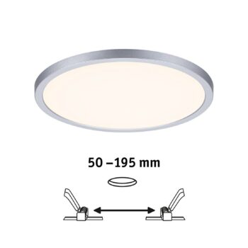 Paulmann panel Areo 830 okrúhly chróm 3step 23cm
