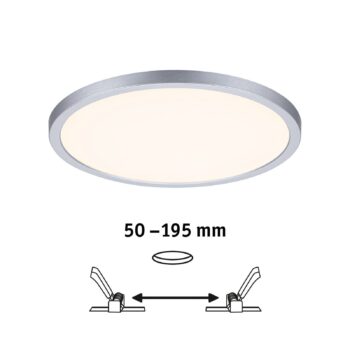 Paulmann panel Areo dimtowarm okrúhly chróm 23 cm
