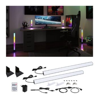 Paulmann sada 2 svetelných panelov EntertainLED Lightbar Dynamic RGB 60 cm