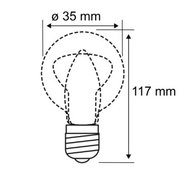 Paulmann sviečková LED žiarovka E14 5W dim to warm