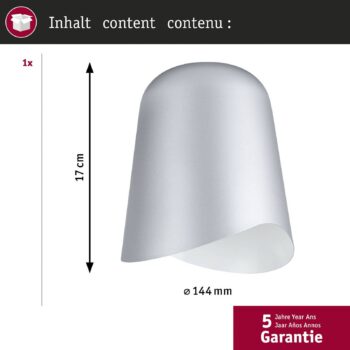Paulmann tienidlo na lampu U-Rail Alvaro biela/chróm DecoSystems
