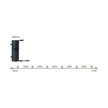 Paulmann zástrčka & Shine 93931 kábel 15 m, 1 v/7 von