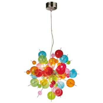 Pestrá závesná lampa Aurinia Ø 65 cm