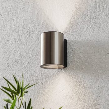 Philips Buxus - LED vonkajšie nástenné svietidlo z nehrdzavejúcej ocele