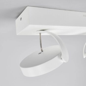 Philips Clockwork stropné LED svietidlo biele 2pl.