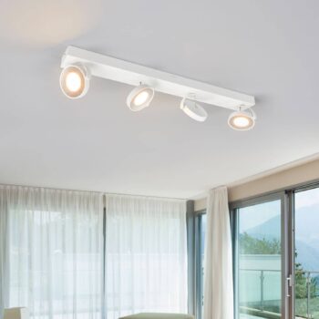 Philips Clockwork stropné LED svietidlo biele 4pl.