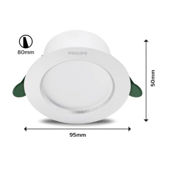 Philips Diamond Cut LED bodové svetlá Ø9,5 cm 360 lm/2 W 840