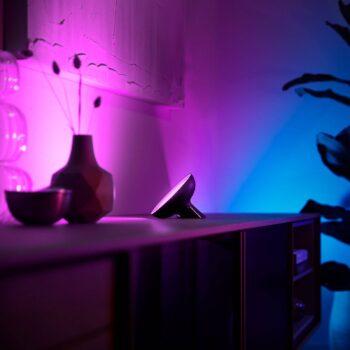 Philips Hue Bloom stolná lampa čierna white&color