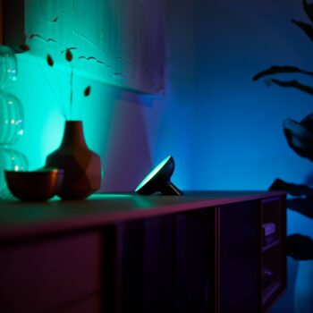 Philips Hue Bloom stolná lampa čierna white&color