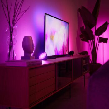 Philips Hue Bloom stolná lampa čierna white&color