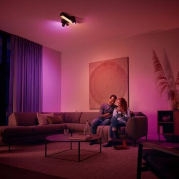 Philips Hue Centris Cross 3–pl., čierna