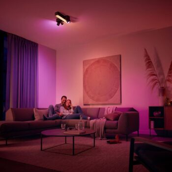 Philips Hue Centris Cross 3–pl., čierna