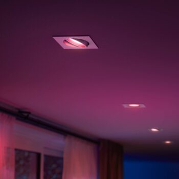Philips Hue Centura zapustené LED hranaté, biela