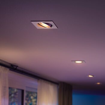Philips Hue Centura zapustené LED hranaté, biela