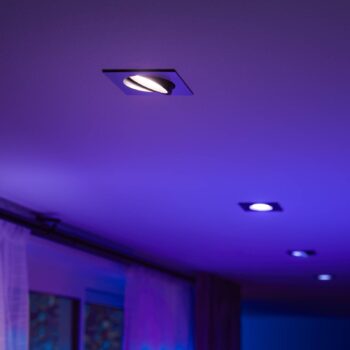 Philips Hue Centura zapustené LED hranaté, hliník
