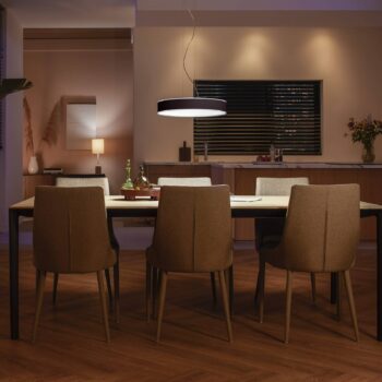Philips Hue Enrave závesné LED svietidlo, čierna