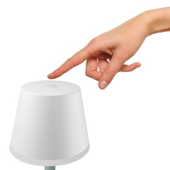 Philips Hue Go stolová LED lampa s tienidlom biela