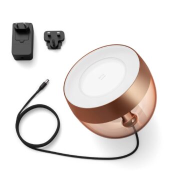 Philips Hue Iris WACA stolná LED lampa, medená
